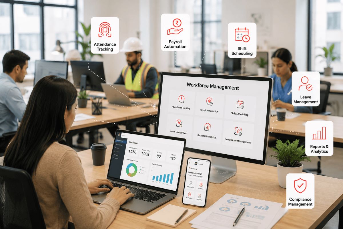 Workforce technologies used across different industries